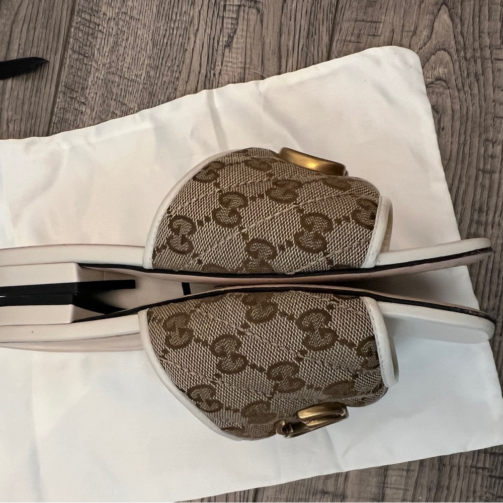 Gucci Jolie GG Monogram Canvas Sandals - Picture 7 of 9